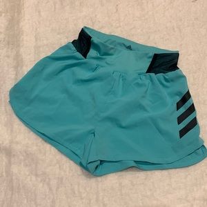 Adidas running shorts 3” XS